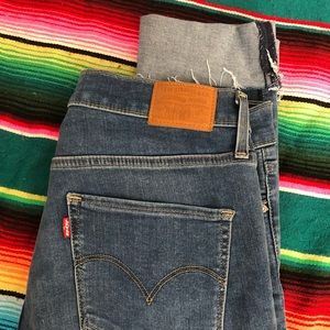 Levi’s 311 Crop Distressed Denim